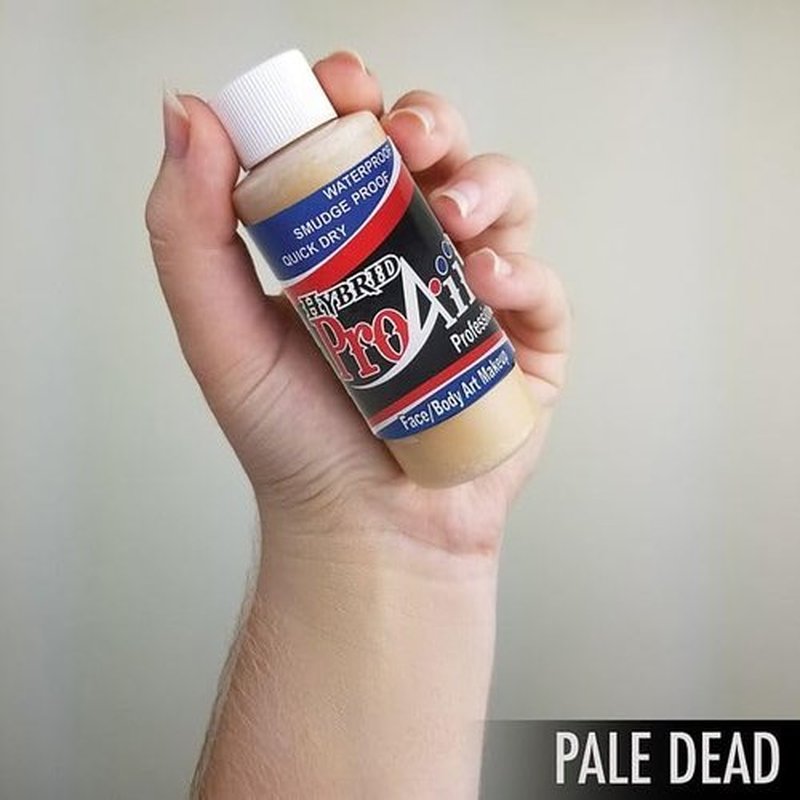 ProAiir Face and Body Painting Makeup - 2oz (60ml) Zombie Pale Dead