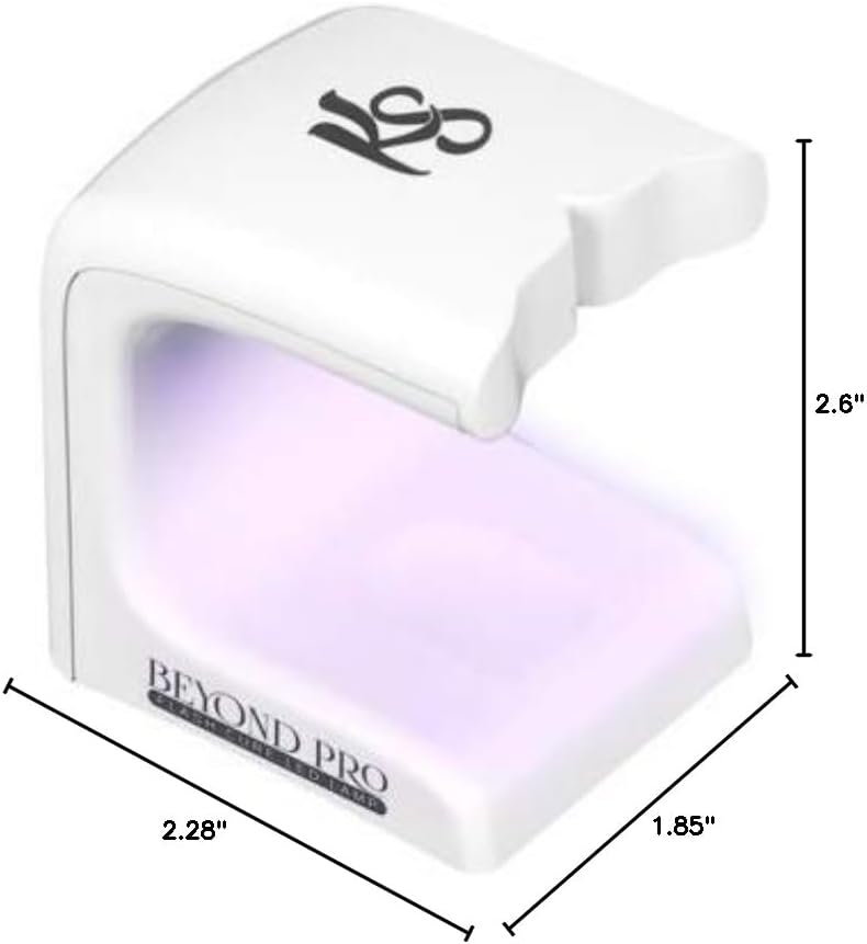 Kiara Sky Mini LED Nail Lamp Bundle - Beyond Pro Flash Cure with Button