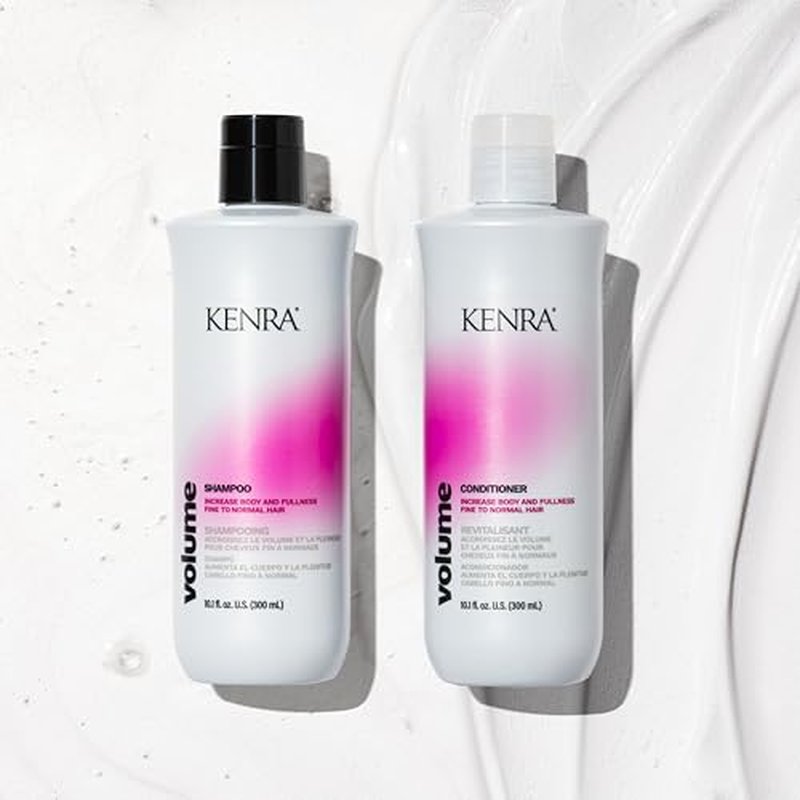 Kenra Volume Shampoo | Creates Body, Bounce & Fullness | Increases Volume up to 45% | Adds Shine | Color Safe | Fine To Normal Hair | 10.1 fl. oz.