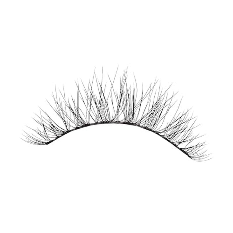 KISS Looks So Natural False Eyelashes Double Pack, Lightweight & Comfortable, Tapered End Technology, Reusable, Cruelty-Free, Contact Lens Friendly, Style 'Sultry', 2 Pairs Fake Eyelashes