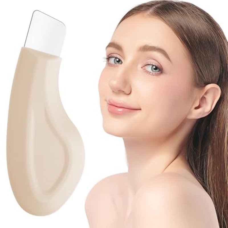 PAGOW Blackhead Remover Tools, Silicone Nose Blackhead Remover, Deep Clean Skin Spatula, Mild and Safe Face Scraper for Men and Women (1 Pcs, Beige)