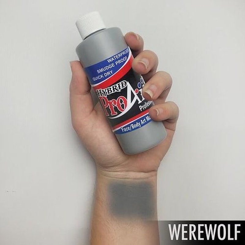 ProAiir Face and Body Painting Makeup - 2oz (60ml) Werewolf