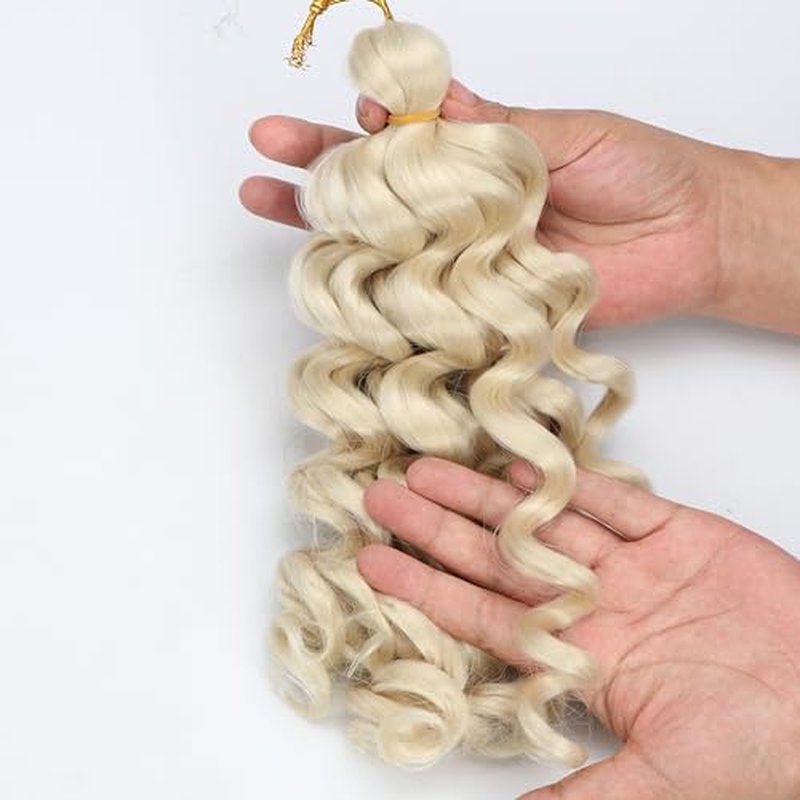 Short Length Italian Curl Synthetic Crochet Hair Goddess Box Braiding Boho Hairstyle 10inch 400gram Full Head Short Curly Braiding Hair (613#)