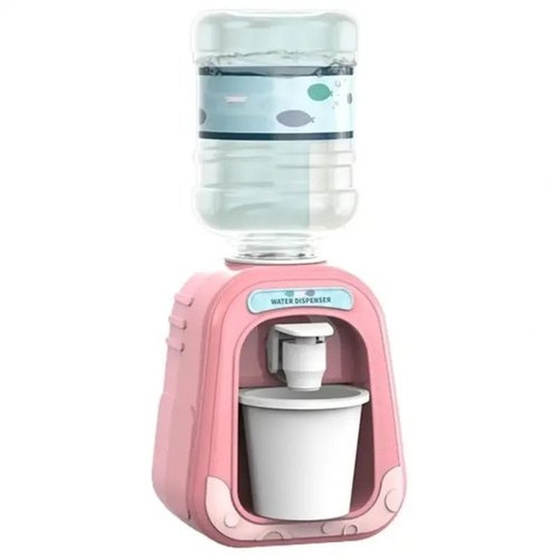 Bleumy Micellar Water Dispenser, Fun Makeup Remover Container, Makeup Remover Dispenser, Mini Water Dispenser, Suitable for Toner, Makeup Remover Liquid Skin Care Dispenser (Pink)