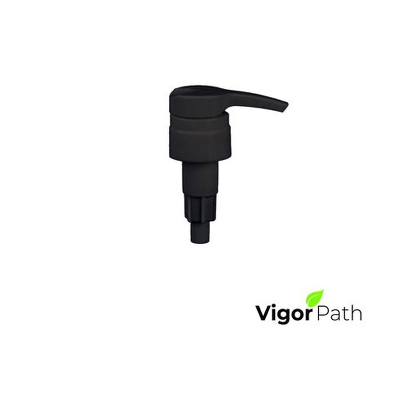 Universal Shampoo/Conditioner Dispenser Pump for Bottles, Leak Proof, Pump Top (Black - Pack of 4)