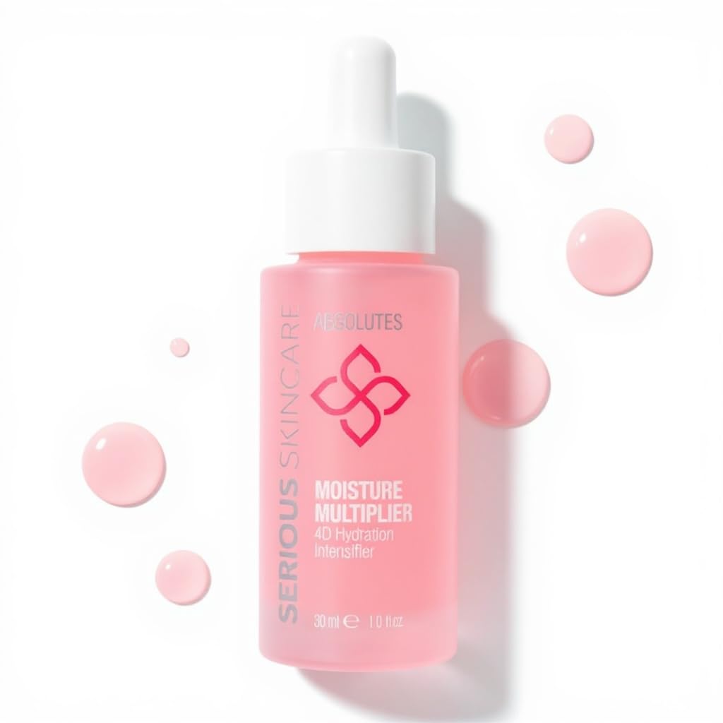 Serious Skincare - Hyaluronic Acid Serum for Face - Absolutes Moisture Multiplier - Plumping, Hydrating & Anti-Aging - Visually Reduce Lines and Wrinkles - For Women and Men - 1 Fl. Oz.