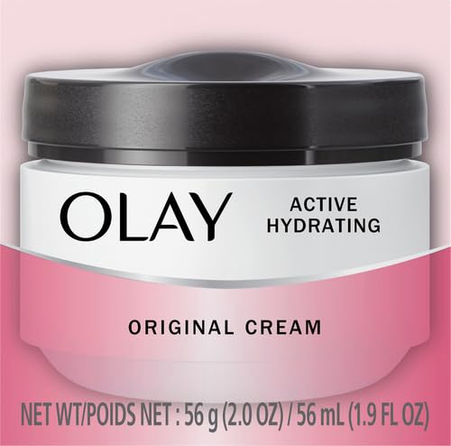 Olay Active Hydrating Cream Face Moisturizer, 2 Oz, Pack of 3