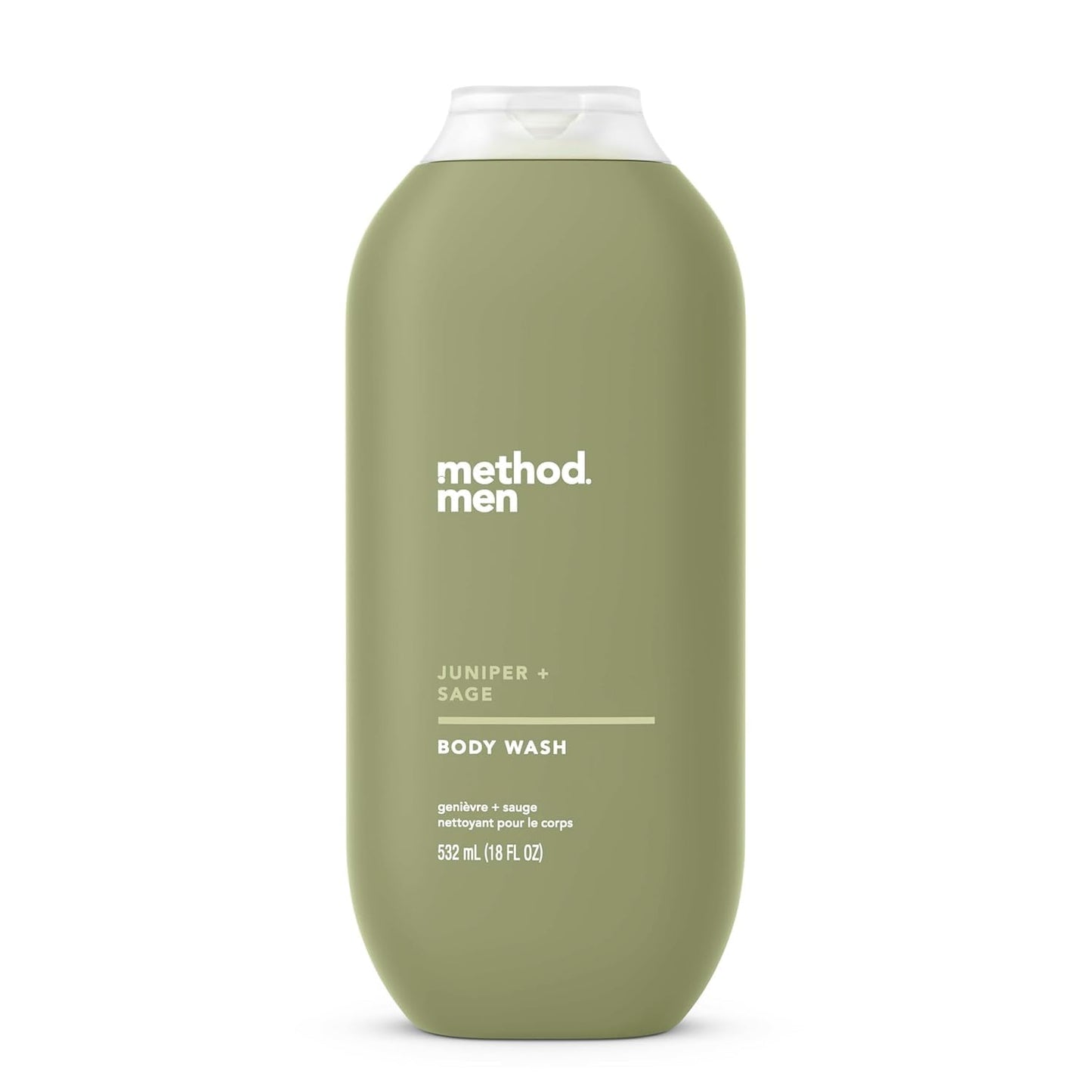Method Men Body Wash, Juniper and Sage, Paraben and Phthalate Free, Quick-Lathering Cleansers, Cruelty Free, 18 oz (Pack of 1)