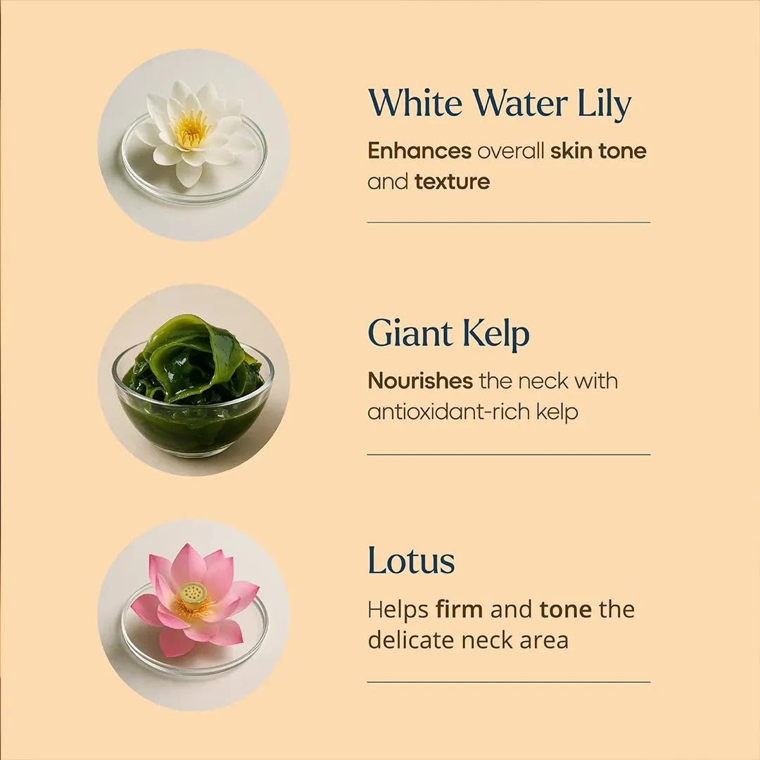 Firm-Focus Neck Mask - Lifts, Firms, Smooths the look of Loose, Saggy Skin on the Neck, Jaw, Chin & Upper Chest - Focused Neck Firming Action with Phyto-Ceramides and Water Lily (Firm focus neck mask)