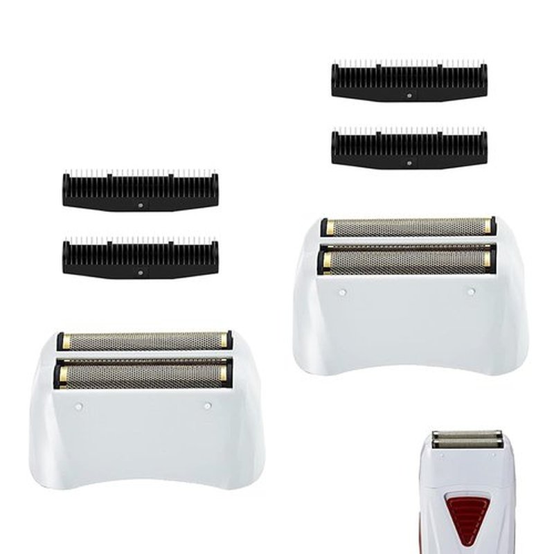 2 Packs White Pro Shaver Replacement Foil with Cutter Bar Assembly Compatible with andis 17150/17155/17200 Shaver ProFoil Lithium Replacement Golden