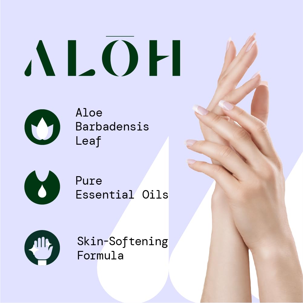 Sanitizing Hand Gel 2-Pack - Peppermint Eucalyptus & Aloe | 70% Alcohol Hydrating Formula | 8oz Bottles