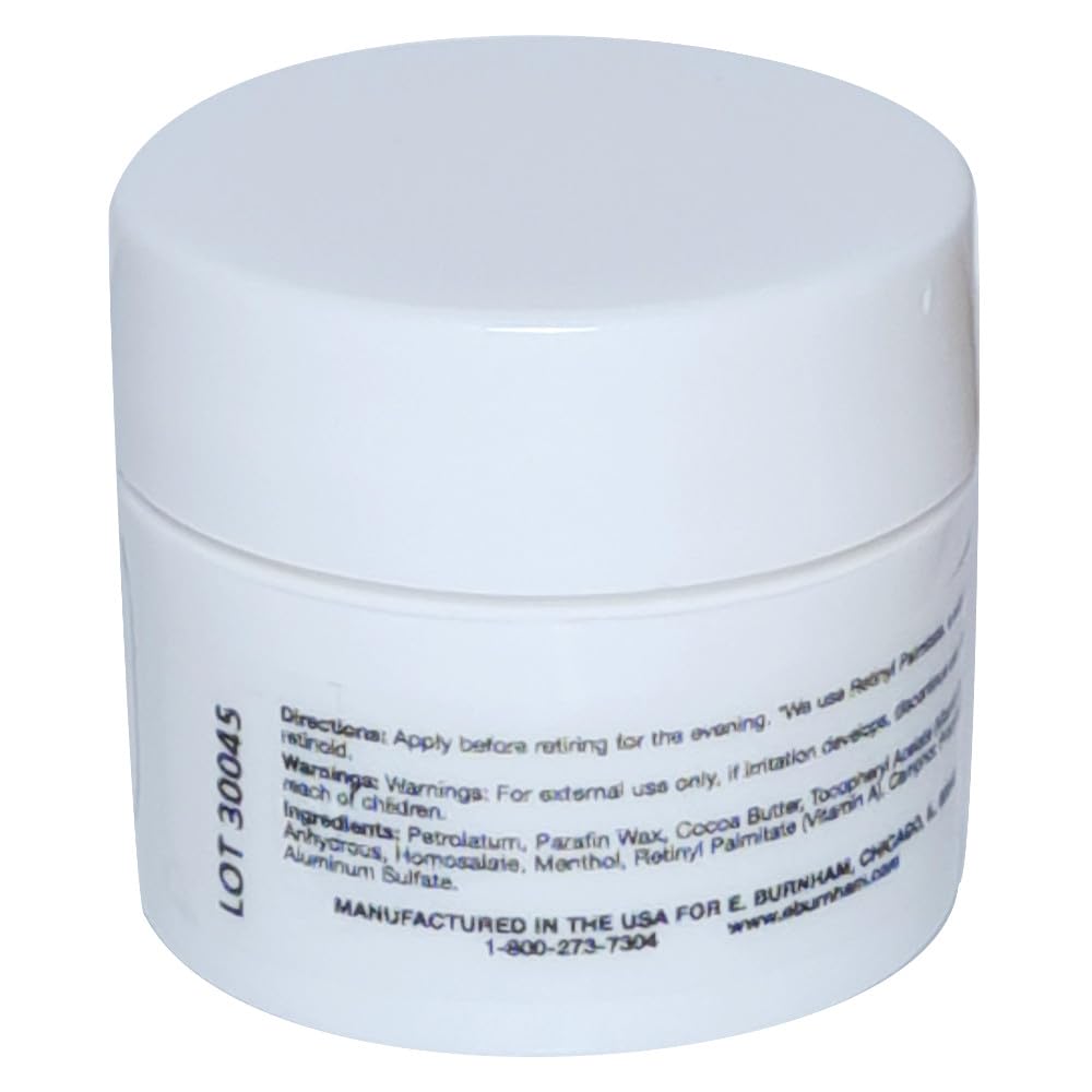 E. Burnham Retinol Lip Bliss 0.33 Oz. - Daily Hydrating Lip Balm with Vitamin E & Cocoa Butter – Smooth & Nourishing Formula