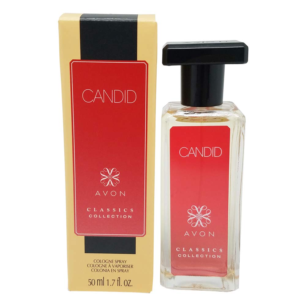 AVON Classics Candid Cologne for Women – 1.7 oz, Long-Lasting Amber Floral Perfume for Women with Bergamot & Patchouli – Travel Size, womens perfume – Ideal Gift for Her