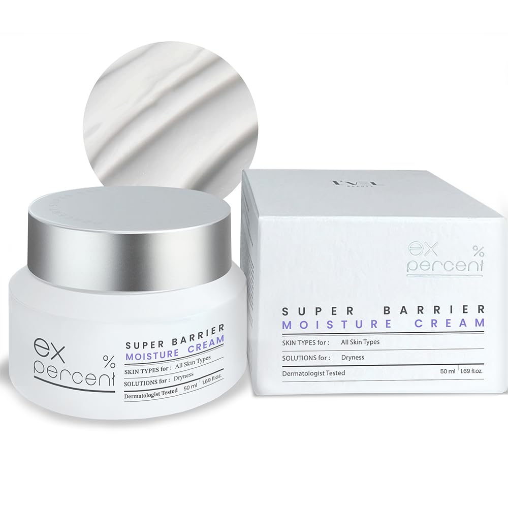 I'VEL Super Barrier Moisture Cream, Lasting Face Moisturizing with Hyaluronic Acid, panthenol and ceramides, Hydration for Dry & Sensitive Skin 1.69 FlOz