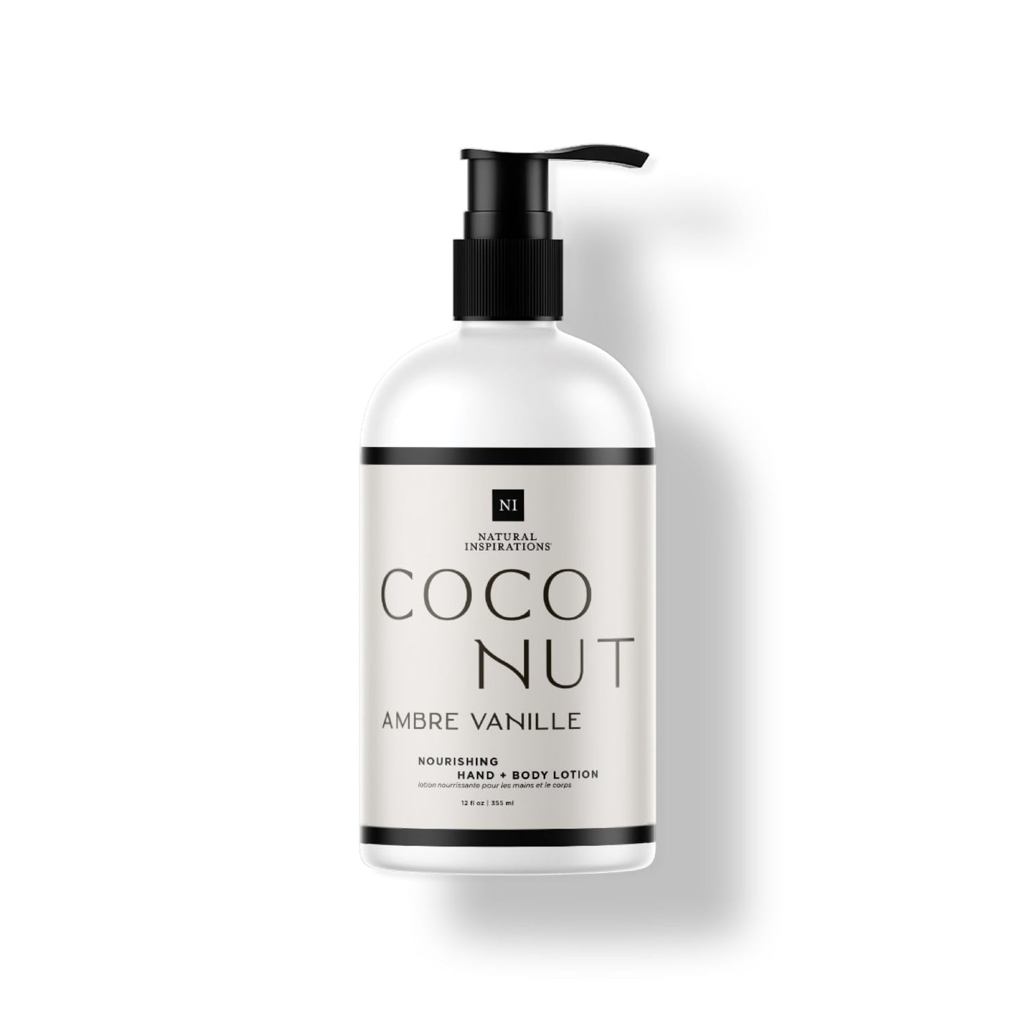 Natural Inspirations Coconut Ambre Vanille Nourishing Hand + Body Lotion 12oz