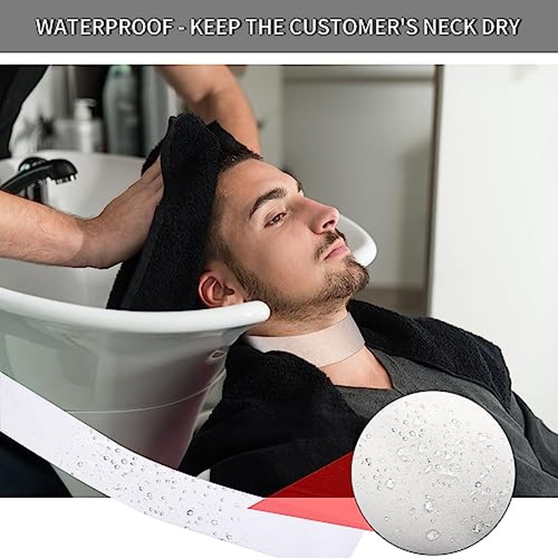 IOOROSE Pro 5 Rolls Neck Strips Hair Cutting Tool For Barber Shop Supplies Barber Accessories Neck Paper