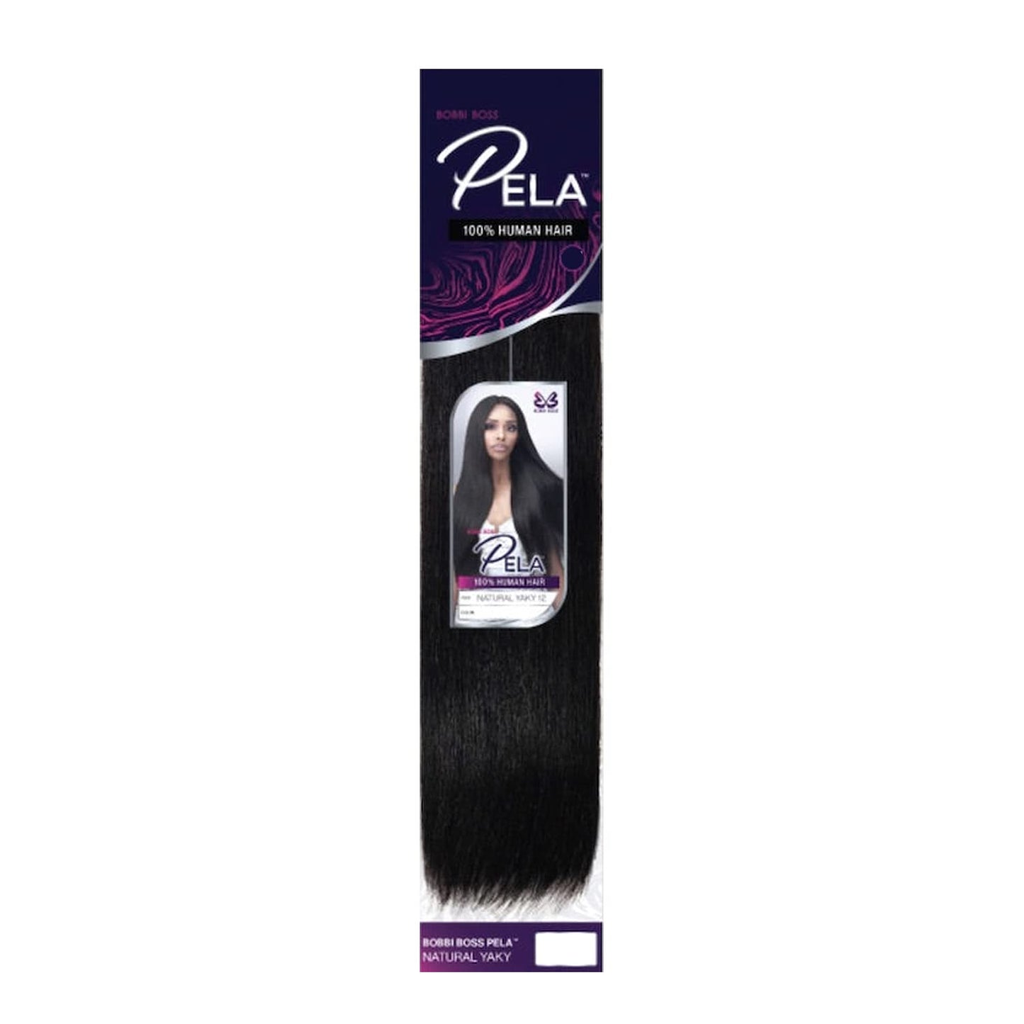 Bobbi Boss Human Hair Pela Natural Yaki (14" - 2 Pack, 2)