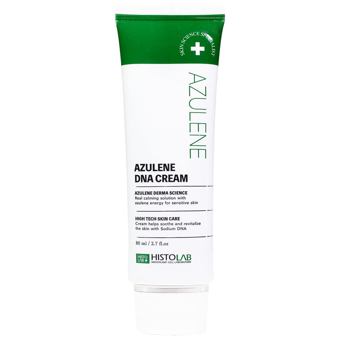 HISTOLAB Azulene Skin Cream | Improve Elasticity, Soothe Acne, Moisturize Skin with Korean Skincare (80ml / 2.7 fl oz), 1 Count