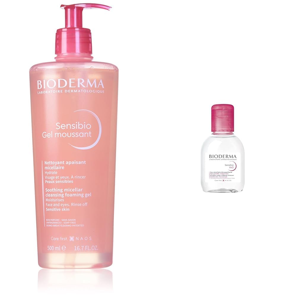 Bioderma Sensibio Foaming Gel Cleansing and Make-Up Removing Refreshing feeling for Sensitive Skin Unscented