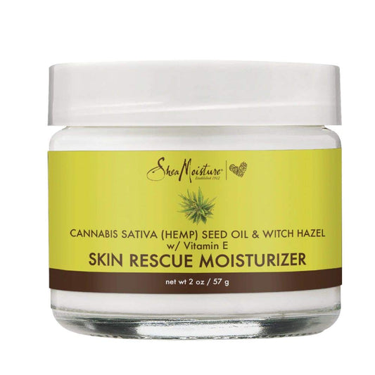 Hemp Seed Oil & Witch Hazel Skin Rescue Moisturizer - Hydrating Formula for All Skin Types