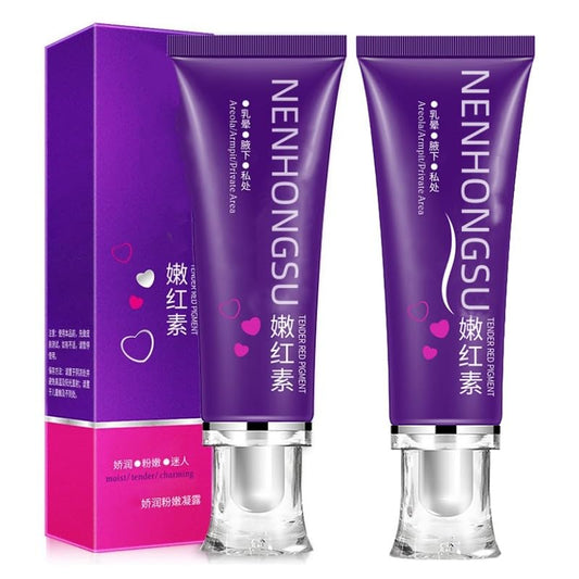 Intimate Area Cream Set - 2PCS Pink Body Cream for Skin, Lips & Nipple Care | 30ml