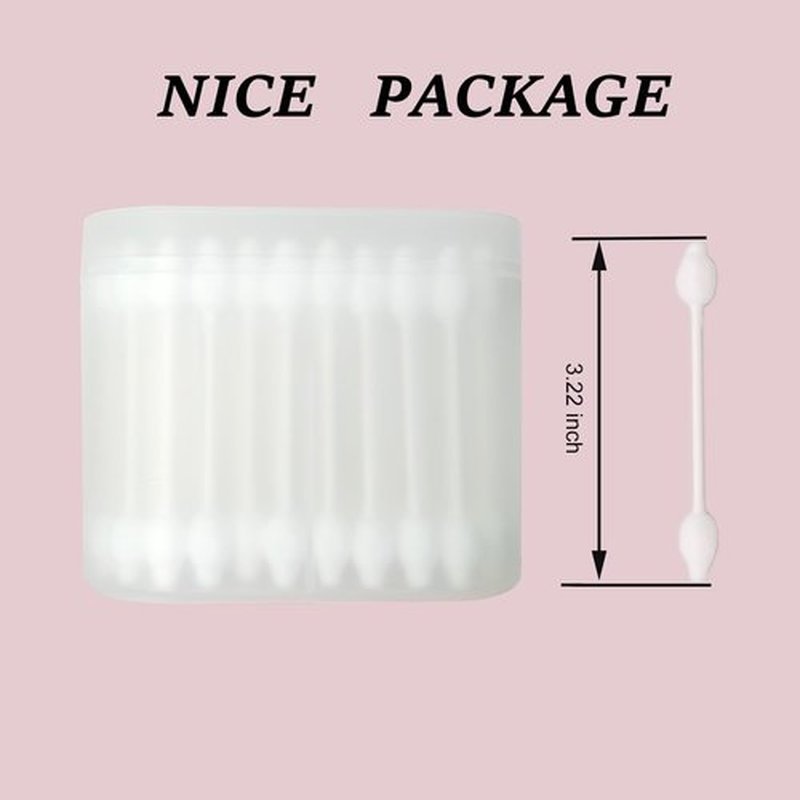 Baby Cotton Swab For Babies & Kids,Biodegradable Gentle Children Safety Cotton Buds(3 Packs of 80, 240pcs)