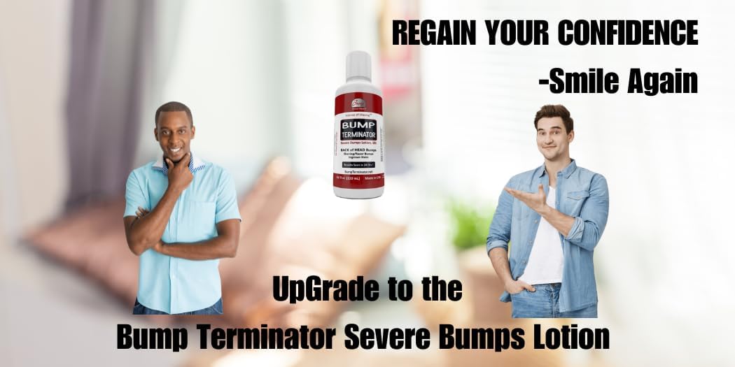 BUMP TERMINATOR Severe Bumps Treatment | Razor Bumps And Ingrown Hair Treatment | Bikini Bumps | Back of Head Bumps And Ingrown Hair Treatment, 4 oz (Pack of 1)