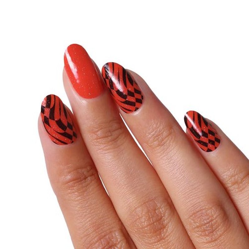 Color Street 'Pumpkin Queen' (FDG503) - Nail Polish Strips Don't Be Afraid - Halloween 2023