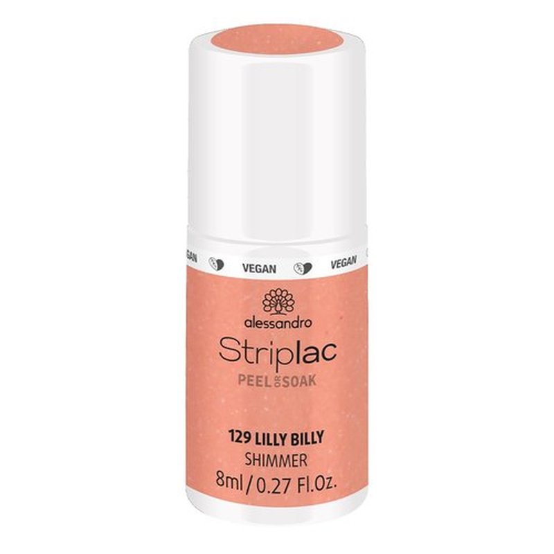 alessandro Striplac Peel or Soak Nail Polish -129 Lilly Billy for Women - 0.27 oz