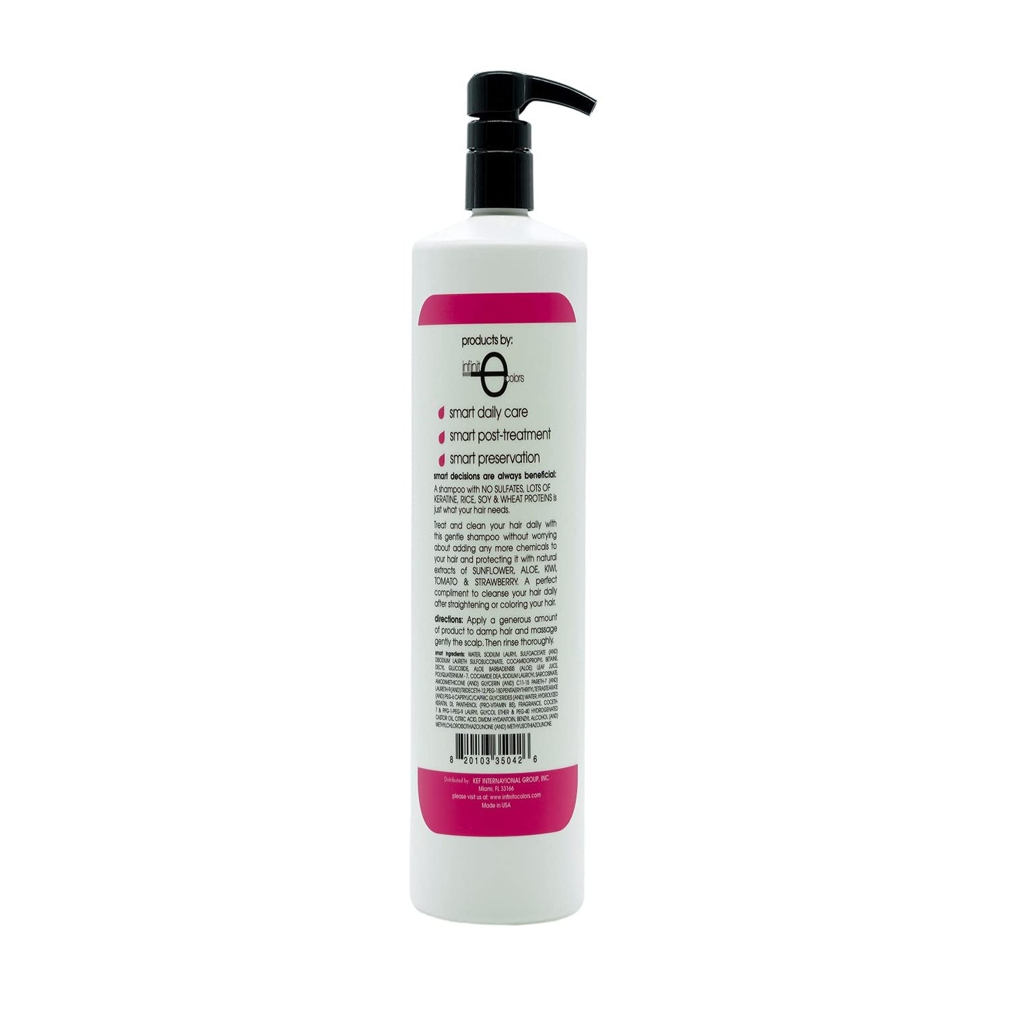 Keratin Treatment Ultra Moisture Shampoo - 32oz Sulfate & Paraben Free
