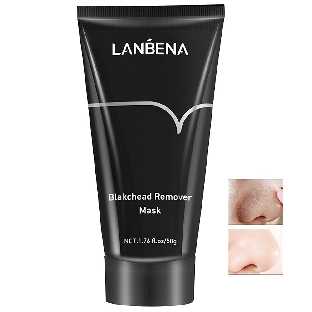 MIESCHER Blackhead Removal Mask, Peel Off Facial Black Mask, Purifying Bamboo Charcoal Nose Facial, Removes Blackheads, Deep Pore Cleansing, Skin Cleansing for All Skin Types of Men & Women