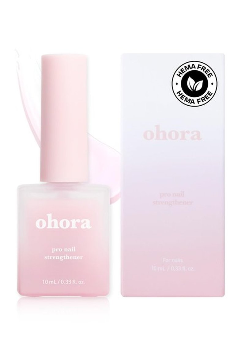 ohora Gel Nail Care (Pro Nail Strengthener) - Corrects Nail Texture, Easy to Use & Easy to Remove for Semi Cured Gel Nail Strip Application - Professional Salon-Quality for Healthy, Strong Nails