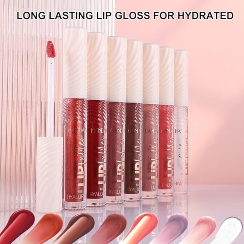 Crystal Lip Gloss Lip Plumper Gloss Tinted Lipgloss Lip Oil Teens Moisturizing Lipstick Lip Balm High Shine And Vegan Plumping Lip Gloss For Women Girls Long-Lasting Dry Lip Care 01