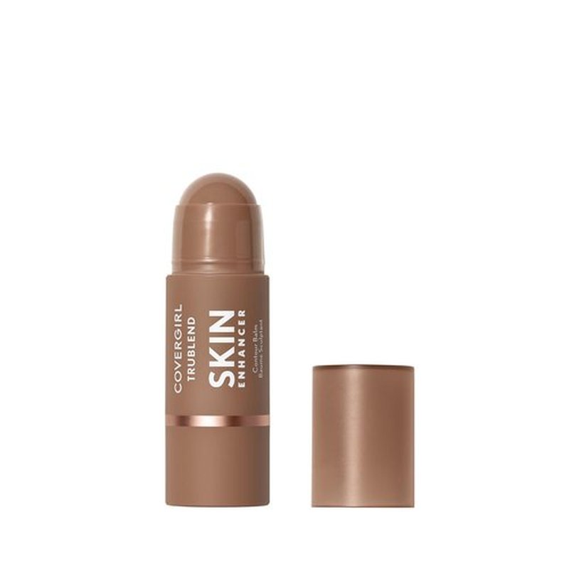 CoverGirl Trublend Skin Enhancer Balm, 120 Sculpted, Contour Stick, Vegan Formula, Easy to Use, Glides on Effortlessly, Non-Greasy, Doesn't Crease, 0.21oz