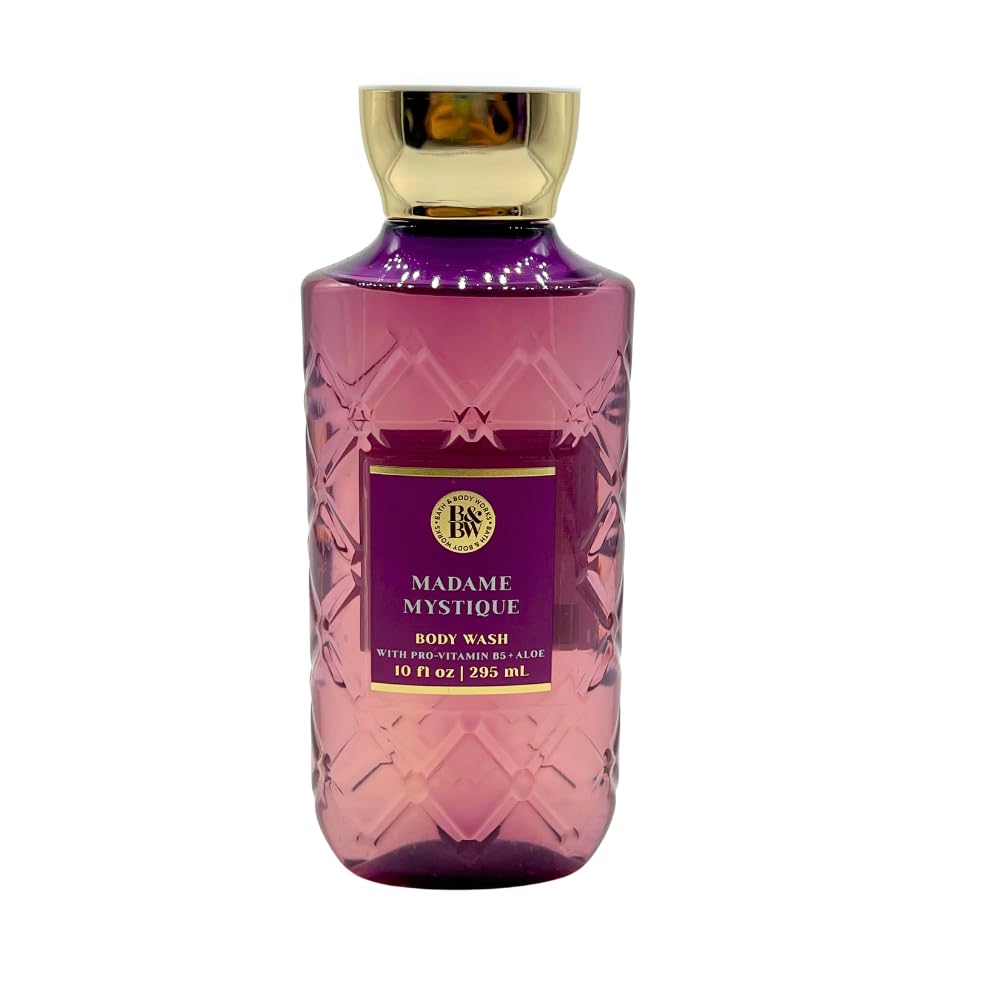 Bath & Body Works MADAME MYSTIQUE Ultimate Hydration Body Cream & Body Wash 2-piece Gift Set with a Red Bow for Holidays - Full Size