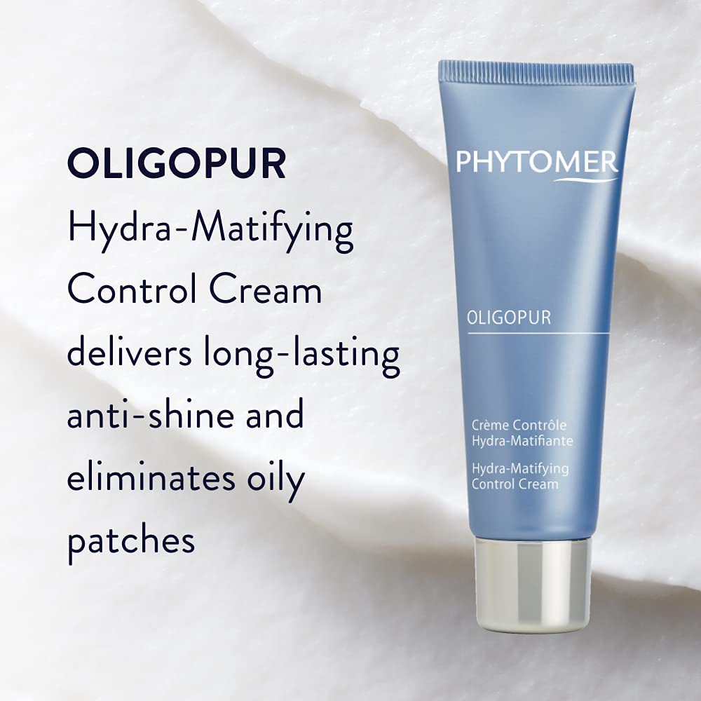 Phytomer Matte Radiance Duo: OLIGOPUR Hydra-Matifying Face Moisturizer Cream & Rosée Visage Toner
