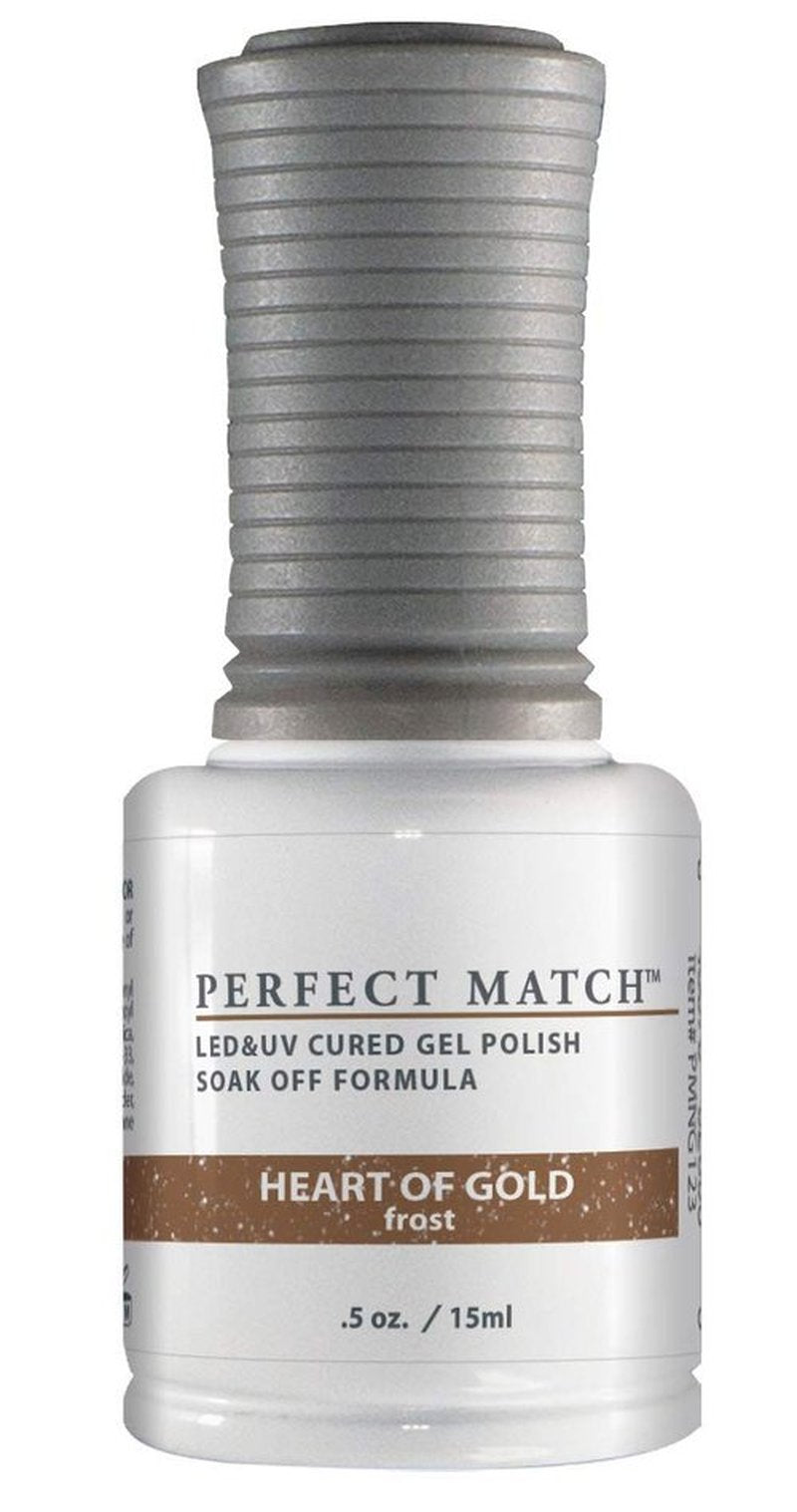 LeChat Perfect Match Gel Polish, Heart of Gold, 0.5 Fl Oz (PMS123)