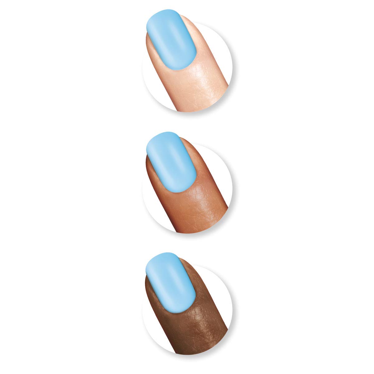 Sally Hansen Miracle Gel Nail Polish - Onyx-pected #849 with Shiny & Matte Top Coat Trio