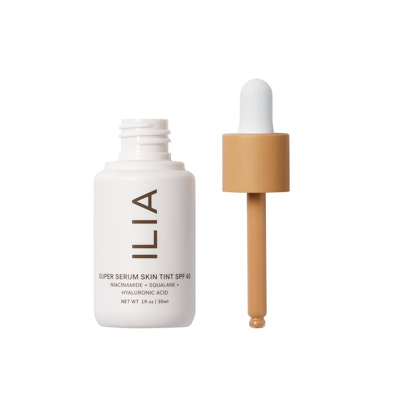 ILIA Super Serum Skin Tint SPF 40 - Non-Comedogenic, Vegan Hydrating Foundation | 1 fl oz | 30 ml