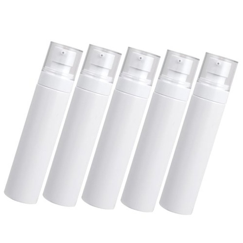 NOLITOY 1set Portable Bottle Refillable Soap Pump Bottles Portable Cosmetics Holders Press Pump Bottle Cosmetic Containers Shampoo Dispenser Travel Lotion Emulsion Dispensing Bottle 5pcs