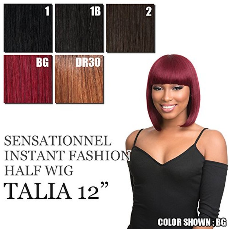 Sensationnel Synthetic Hair Wig Instant Fashion Wig Talia 12" (1B)