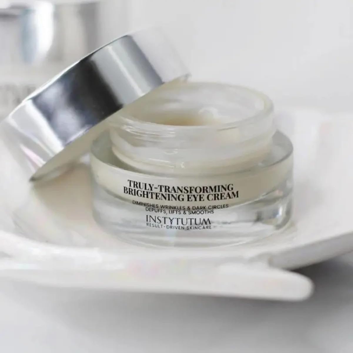 INSTYTUTUM Truly-Transforming Brightening Eye Cream, 0.5 oz, Anti-Aging Treatment for Dark Circles, Fine Lines, Puffiness
