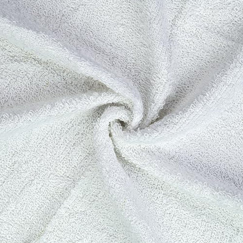 DecorRack 10 Pack 100% Cotton Wash Cloth, Luxurious Soft, 12 x 12 inch Ultra Absorbent, Machine Washable Washcloths, Black (10 Pack)