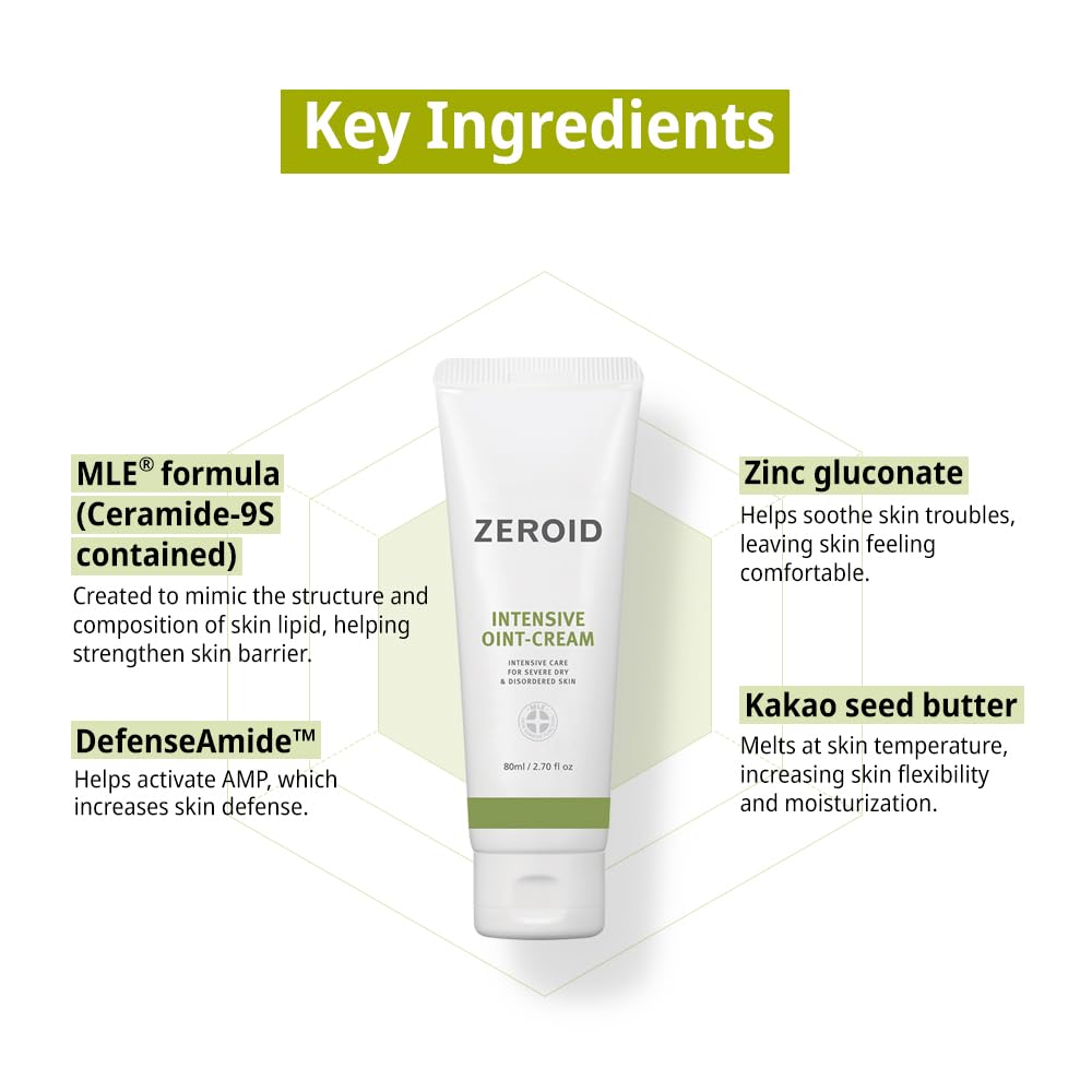 ZEROID Intensive Oint-Cream, 2.7 fl oz (80ml)
