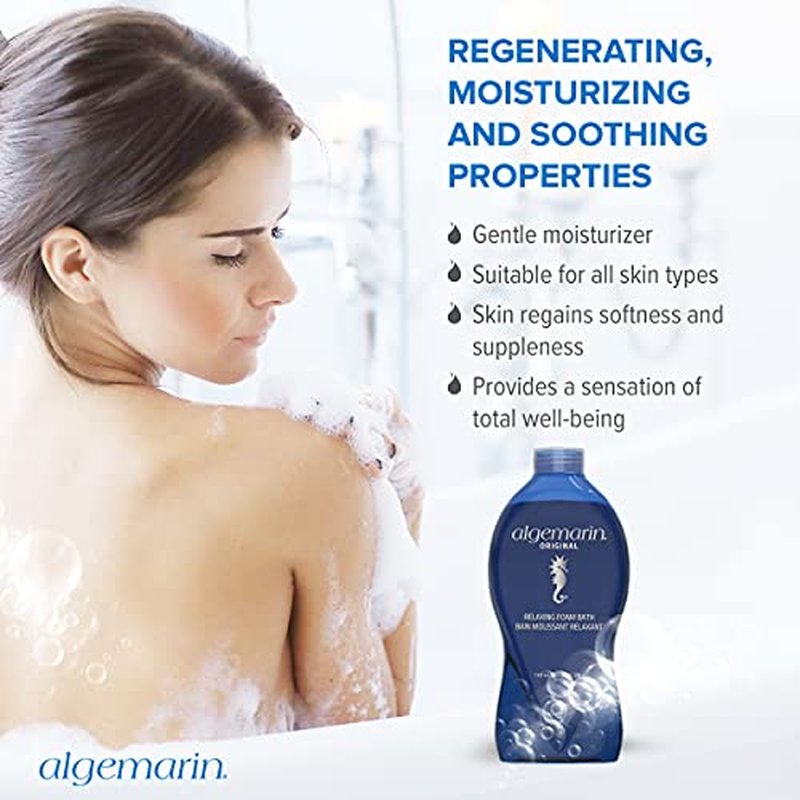 Algemarin Original Scent Foam Bath – European Sea Aromatherapy (1-Pack, 500 ml)
