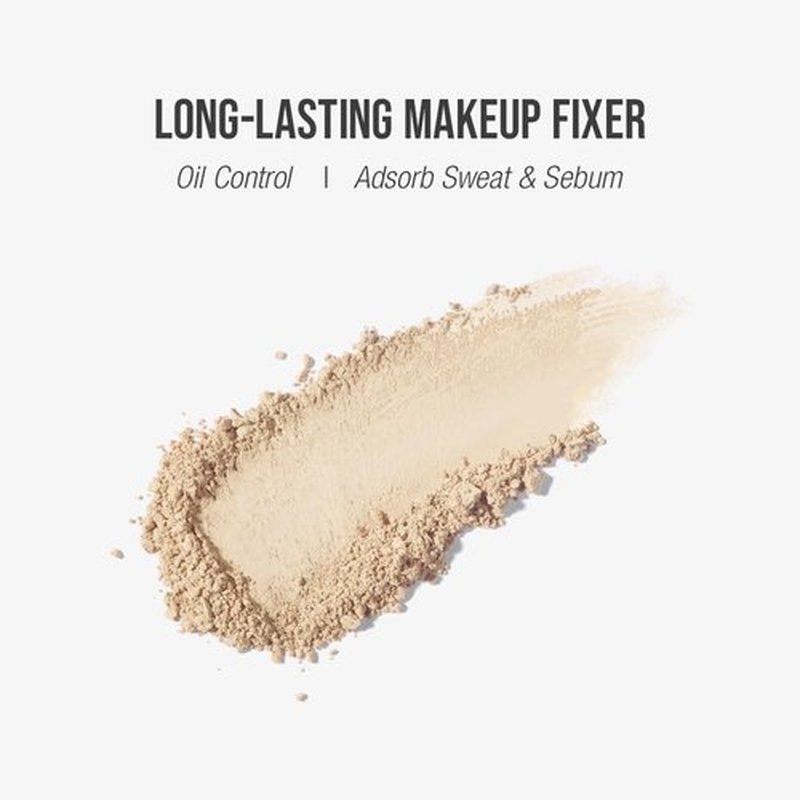 Finish Setting Pact - Blurs Pore & Fine Lines, Long-wearing, Matte Finish, Ideal for Oily Skin, Korean Makeup, 0.14 Oz. (03 Sand Beige, 0.14 Oz.)
