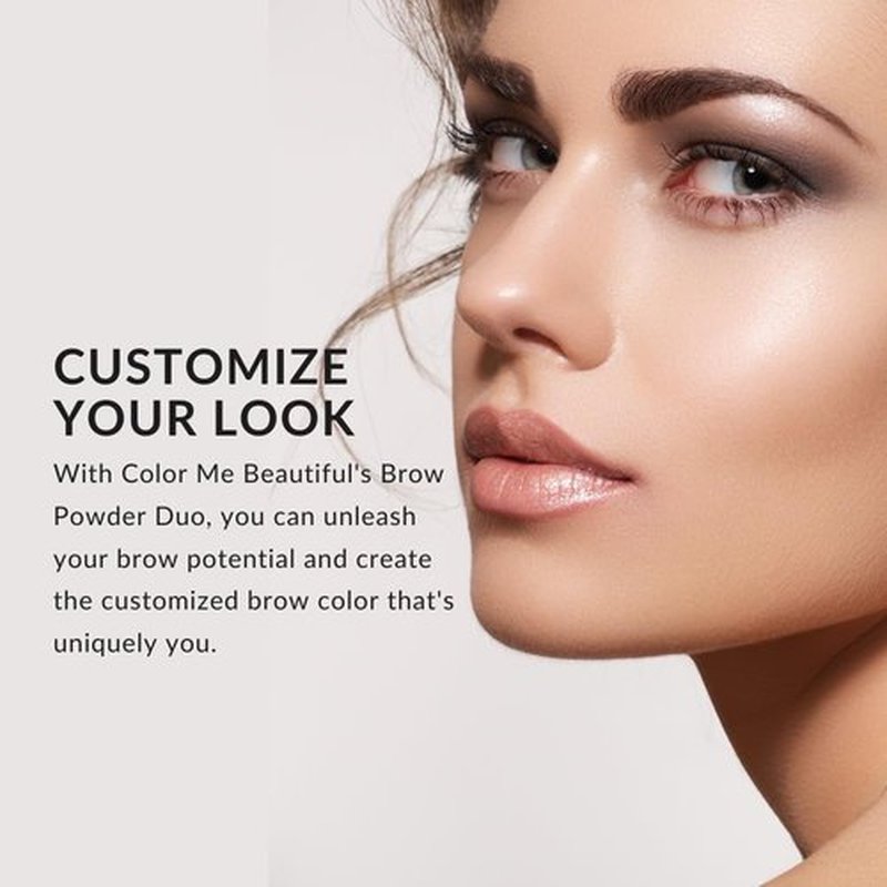 Color Me Beautiful Brow Powder Duo (Coffee Bean)