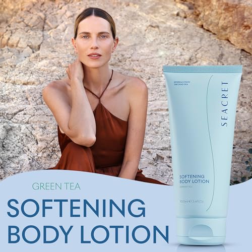 SEACRET Softening Body Lotion Green Tea- 3.4 Fl.Oz, 100ml