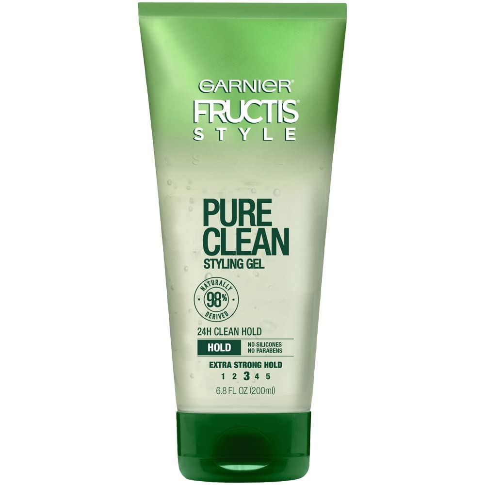 Garnier Fructis Style Pure Clean Styling Gel, 6.80 Oz ( Pack of 6)
