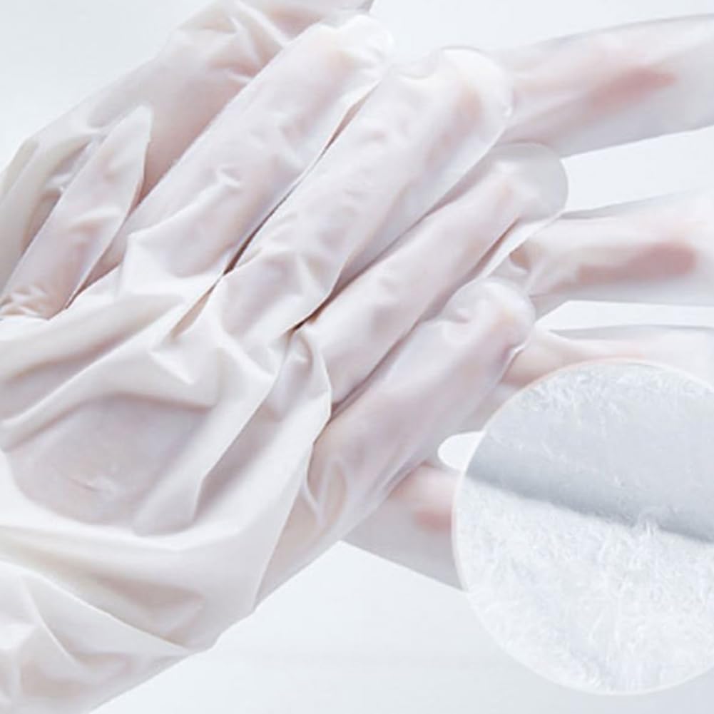 ZANOVA Collagen Treatment Hand Mask - Hyaluronic Acid, Vitamin C & E, for Skin Picking and Nail Biting Damage - Formulated with Ultimate Trio to Soothe Sensitive and Damaged Hands (5 Pairs)